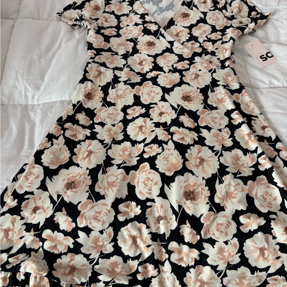 Floral V-Neck Dress